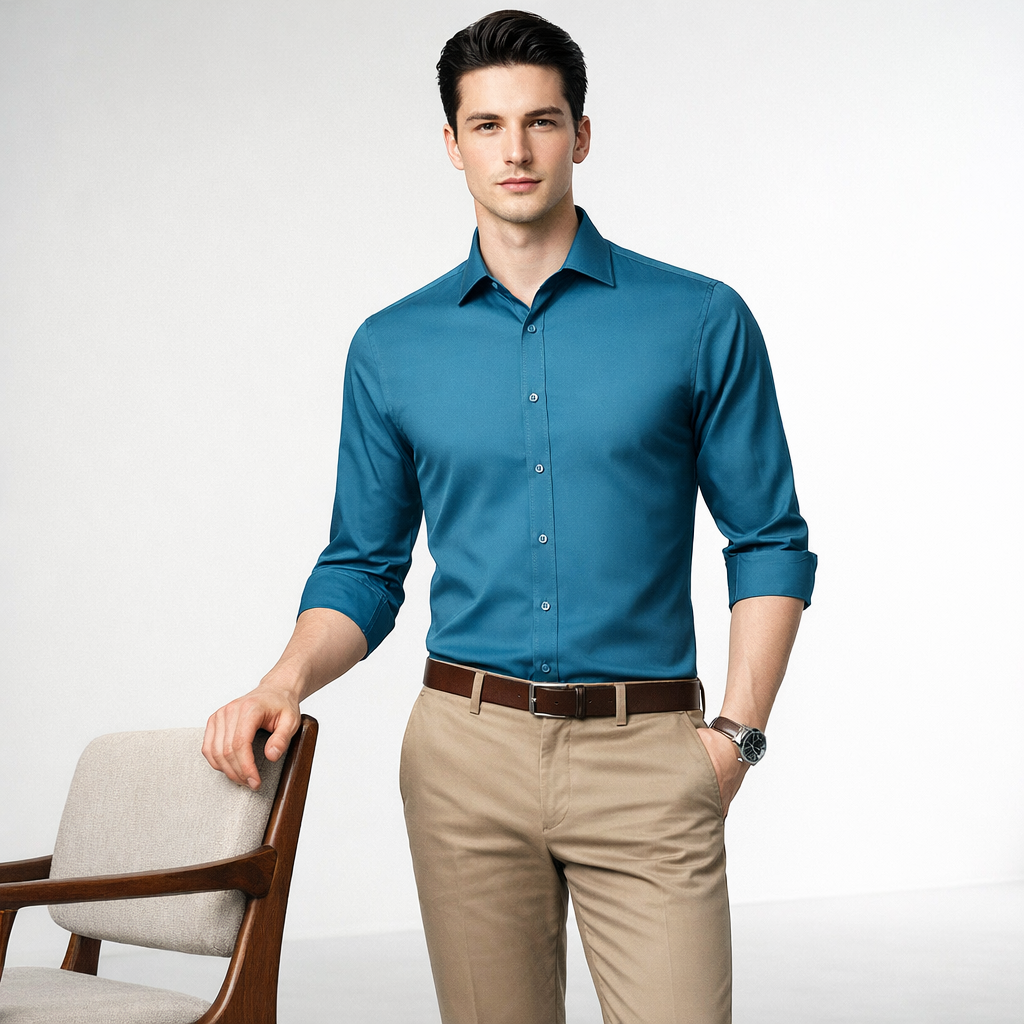 Super Stretchy Body-fit formal Shirts