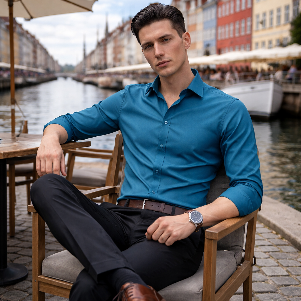 Super Stretchy Body-fit formal Shirts