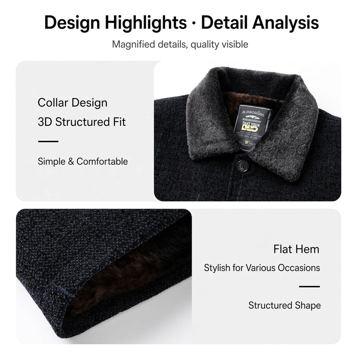 DRULO Premium Business Casual Coat