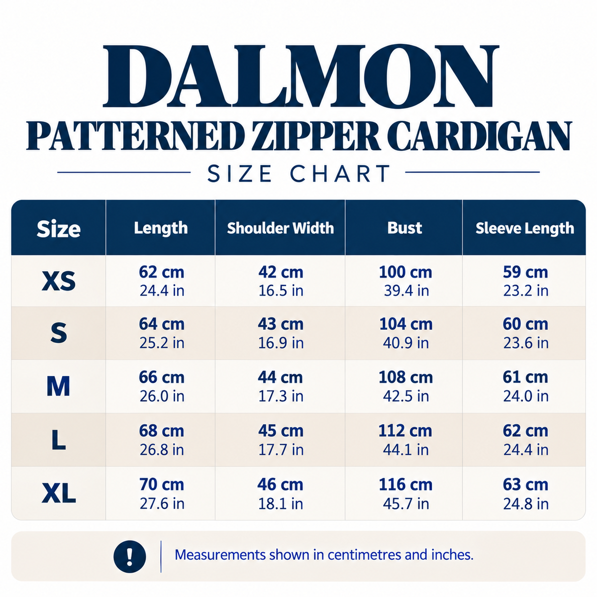 DALMON Patterned Zipper Cardigan