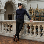 ELIO Premium Mock Neck Long Sleeve Shirt