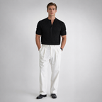 FINNIX Cable-Knit Henley Polo