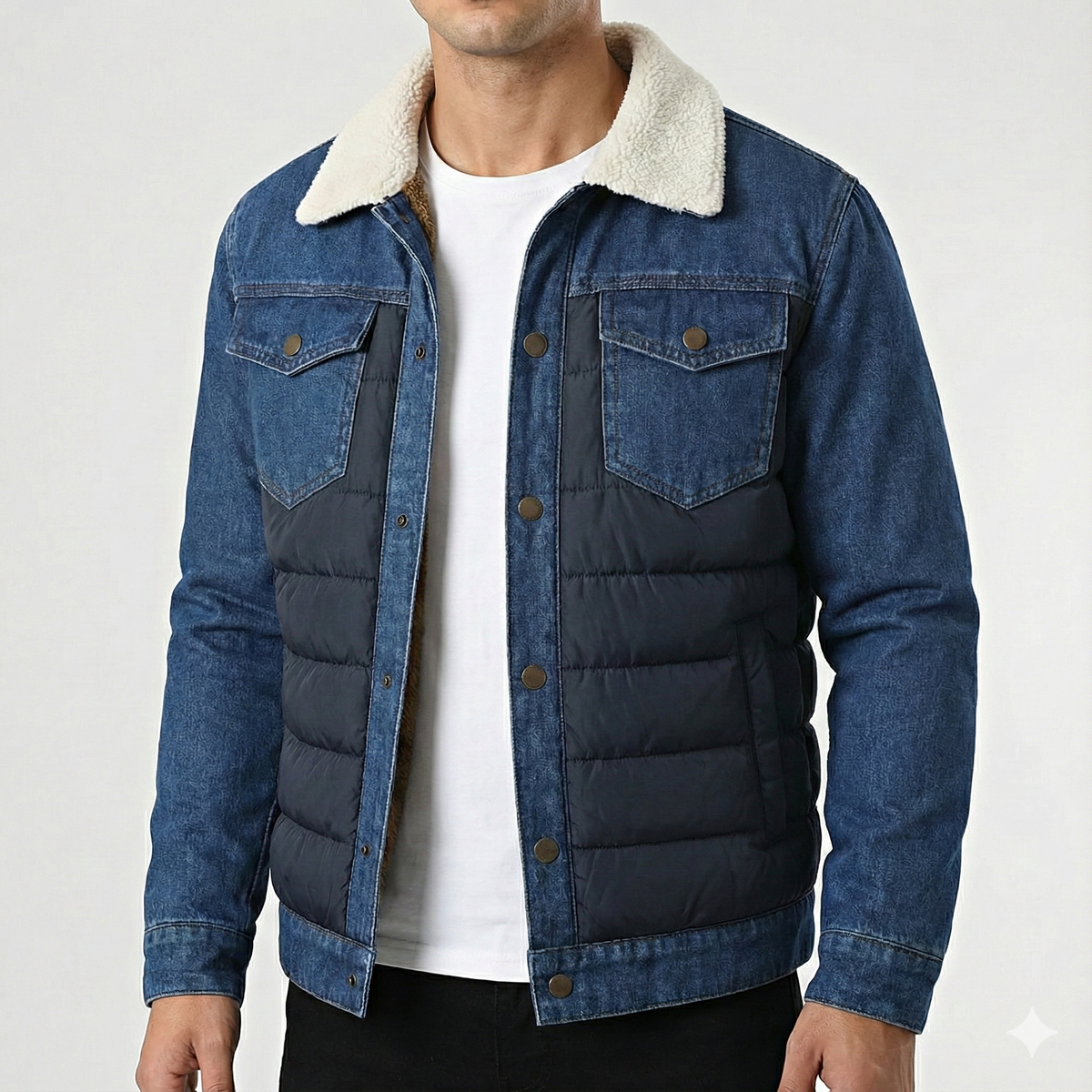 Damien Patchwork Denim Jacket