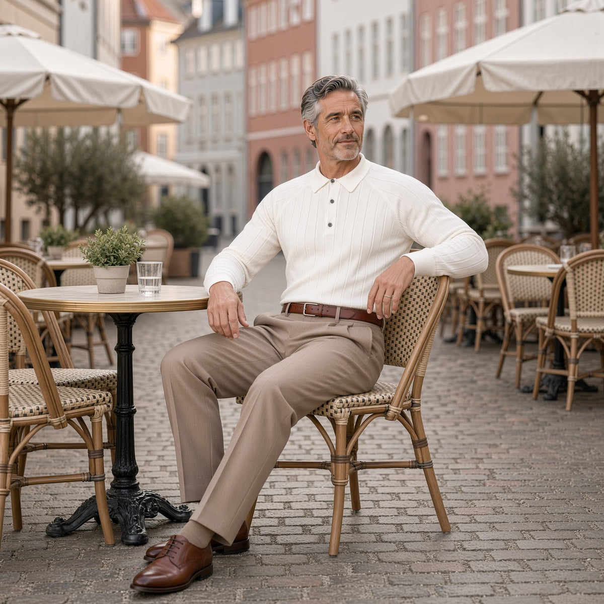 HERIT Premium Long-Sleeve Polo