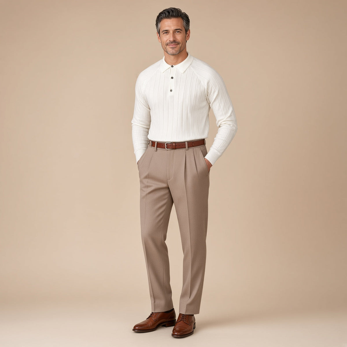 HERIT Premium Long-Sleeve Polo