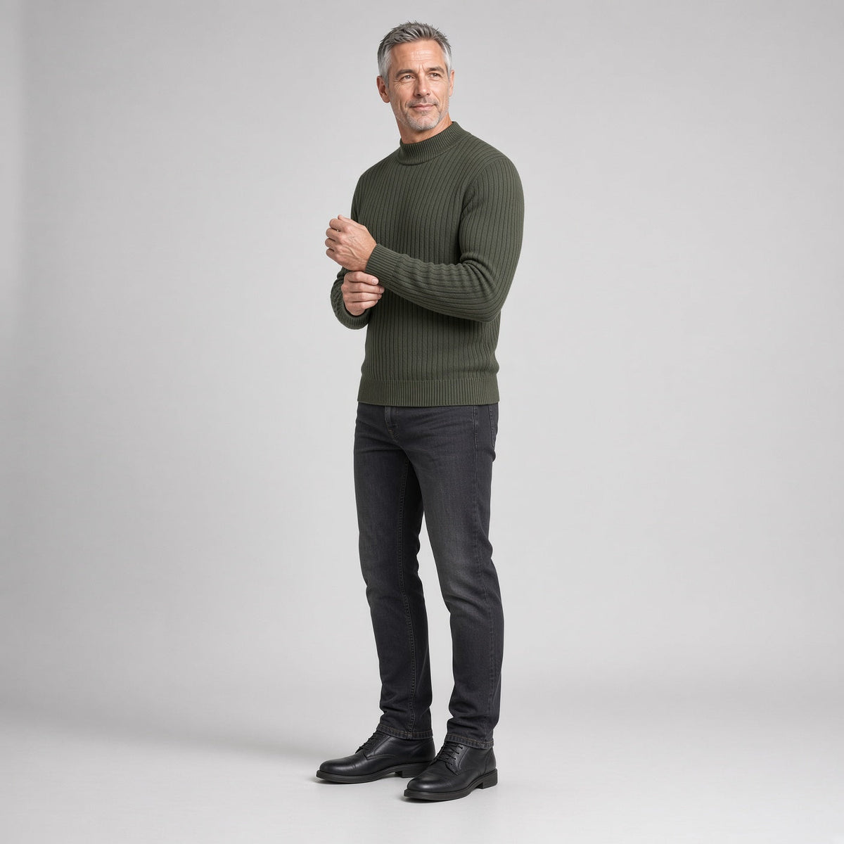 HUGO Mock-Neck Pullover