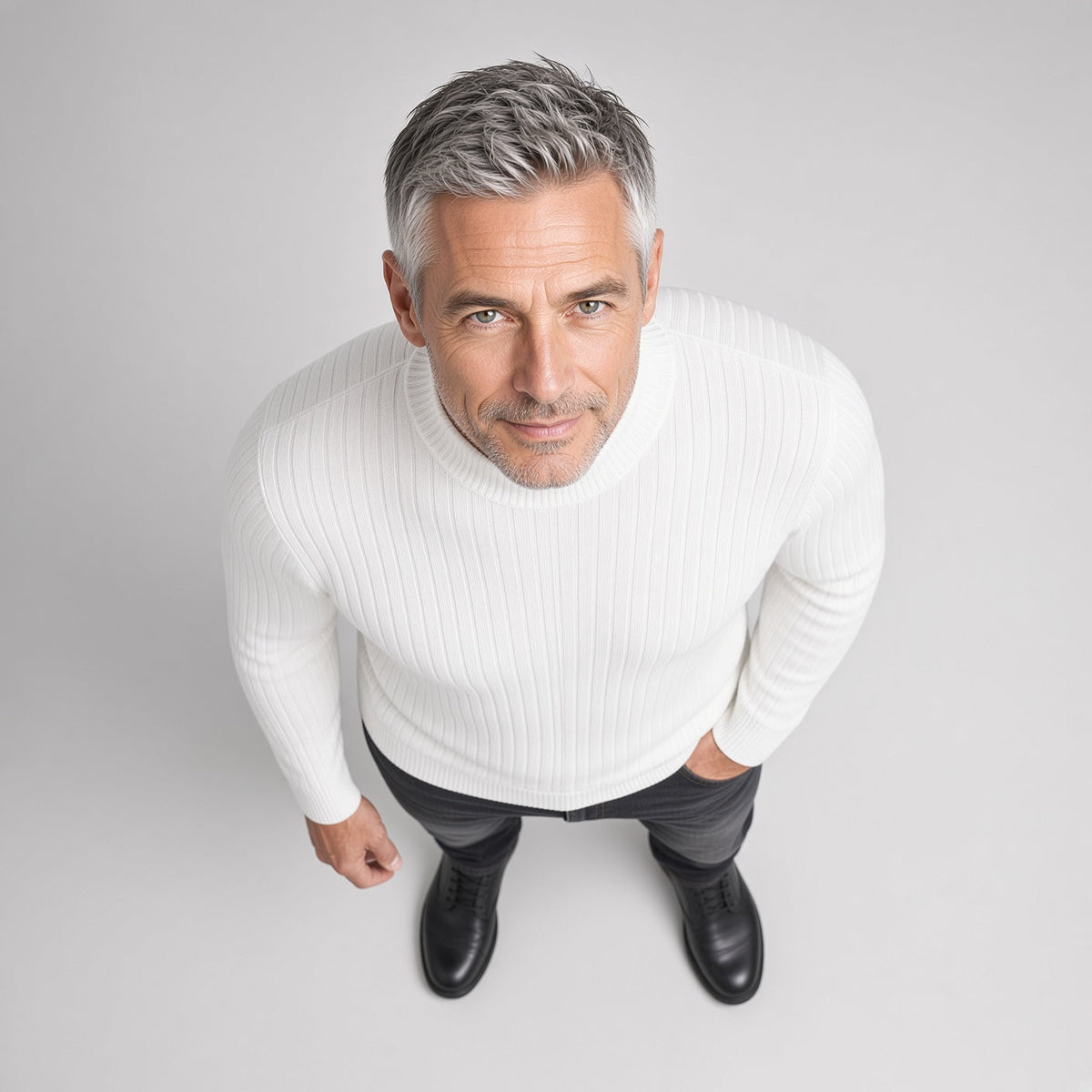 HUGO Mock-Neck Pullover