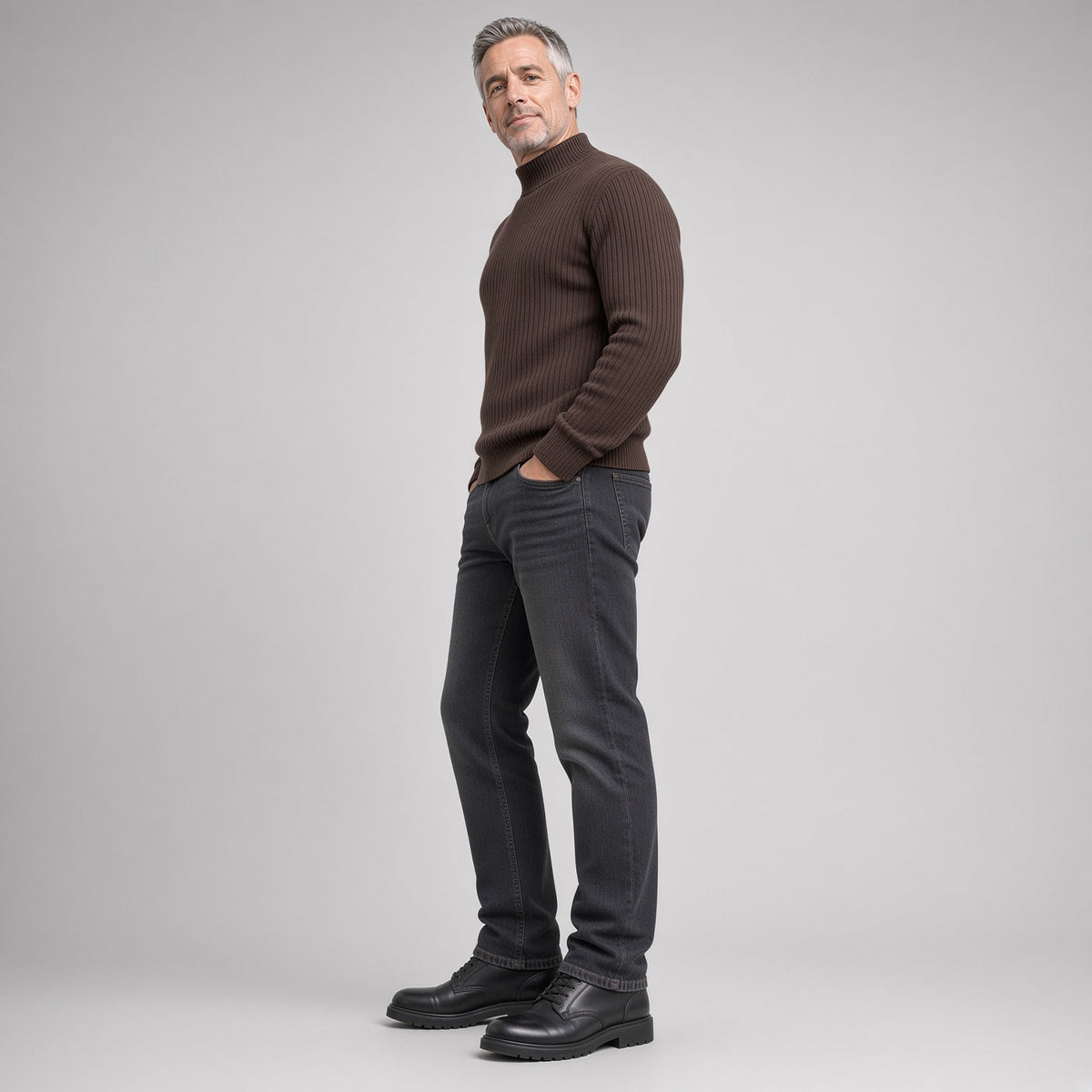 HUGO Mock-Neck Pullover