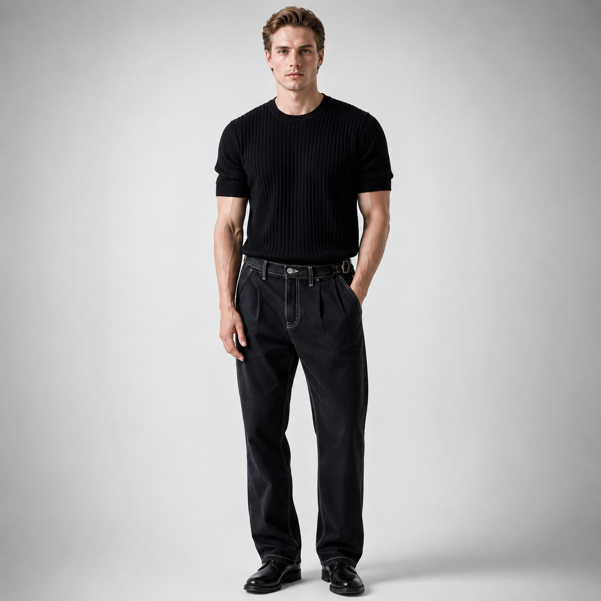 KAIX Premium Vertical-Ribbed Tee
