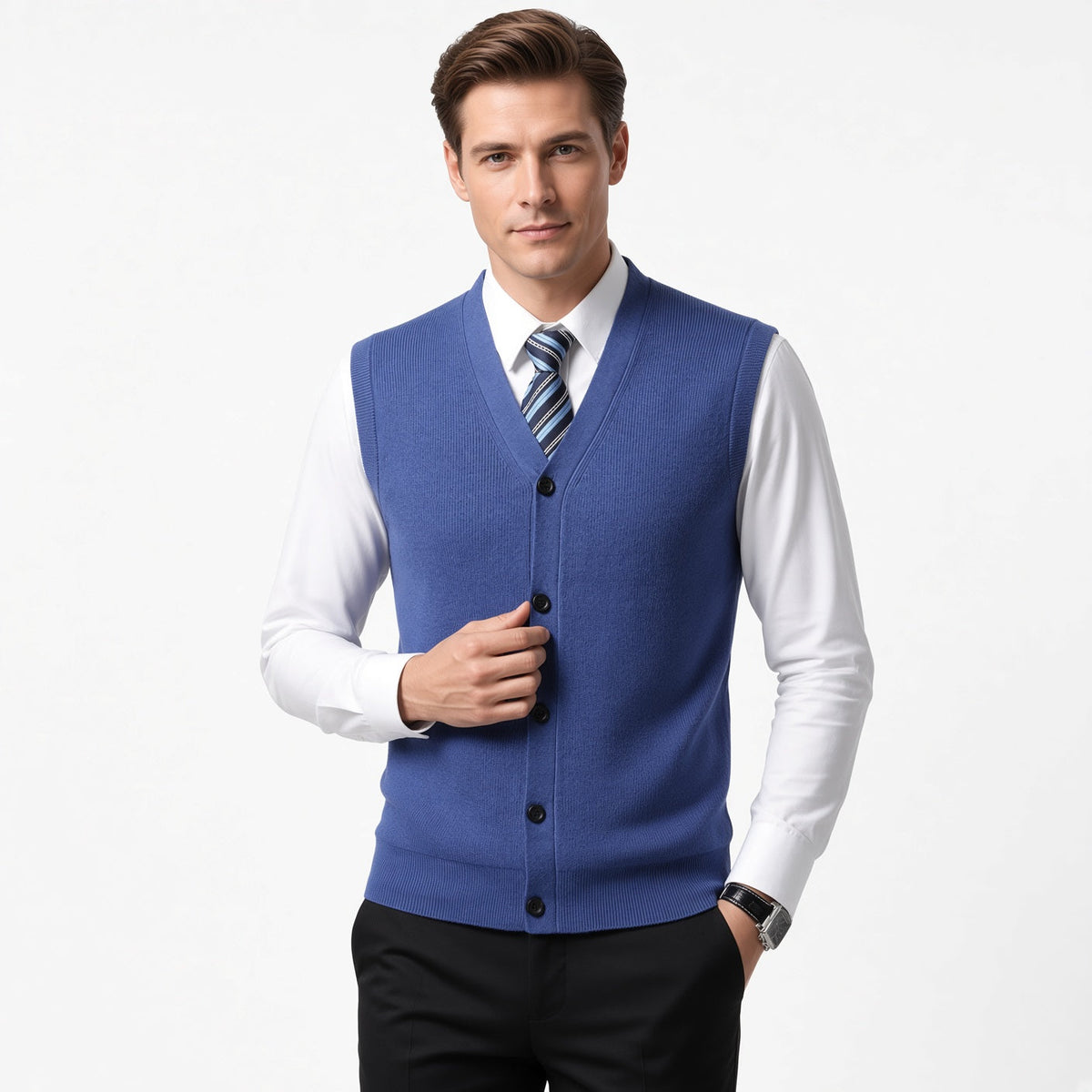 LANRY Knitted Smart Casual Vest