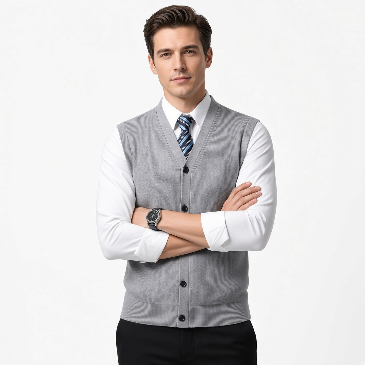 LANRY Knitted Smart Casual Vest