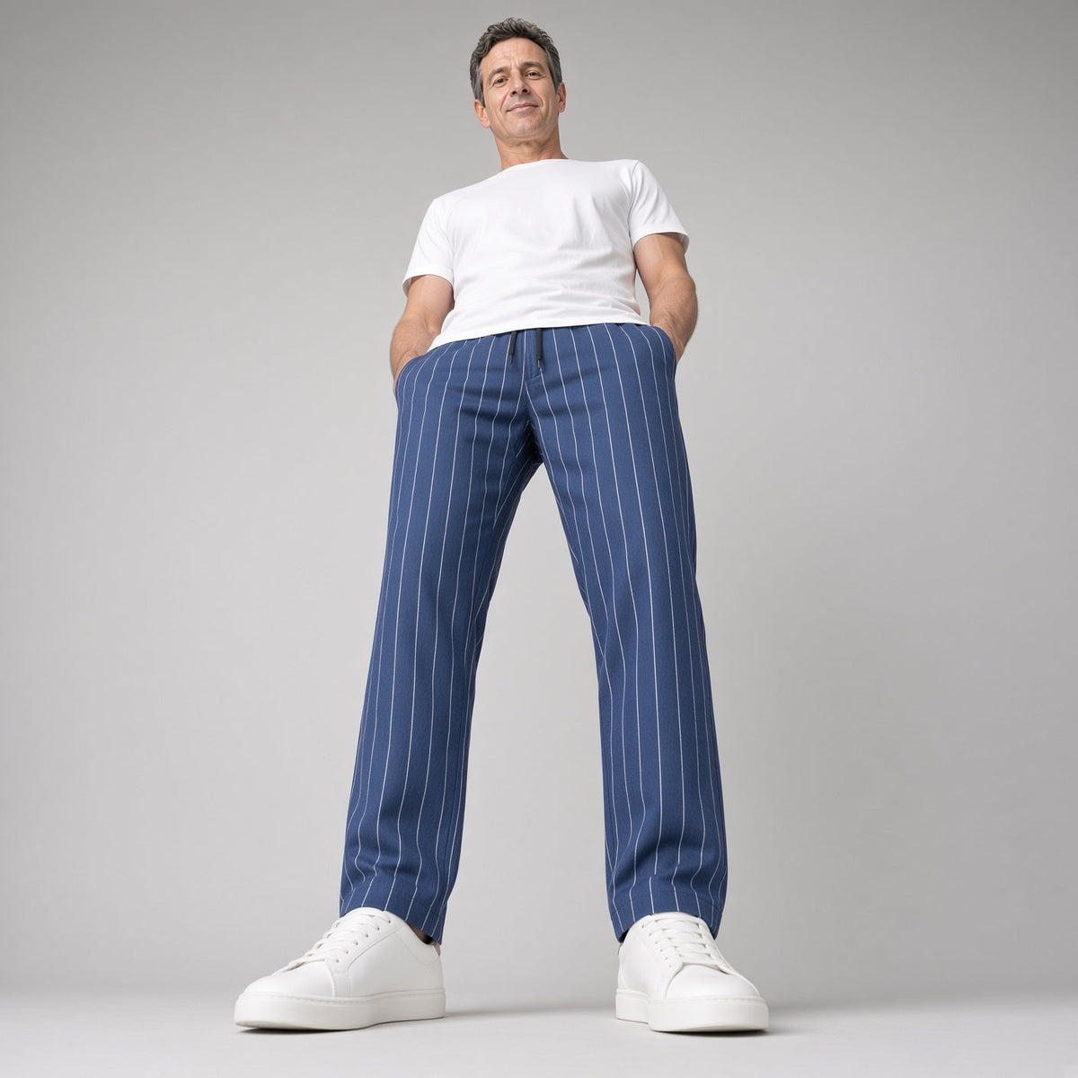 LORON Comfort Striped Pants