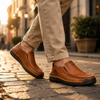 LORRO Leather Slip-on Shoes