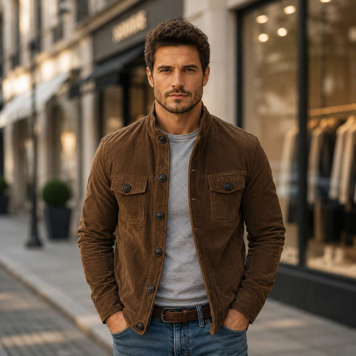 LOUIE Retro Seude Jacket