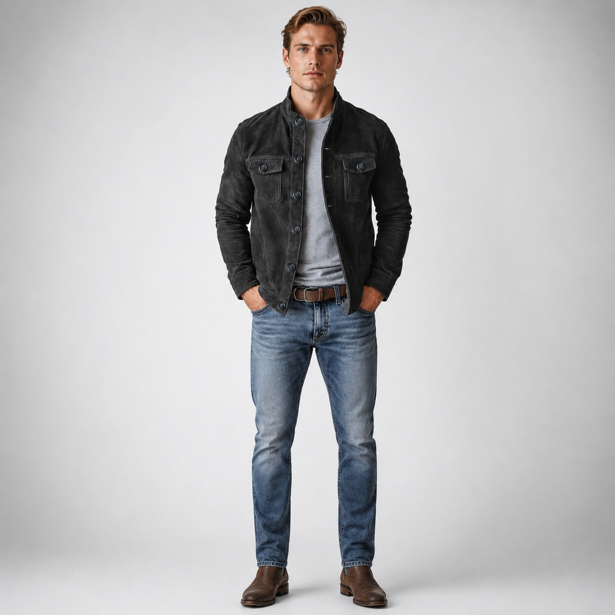 LOUIE Retro Seude Jacket