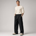 LUTHOR Wide-leg Elastic Pants