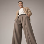 LUTHOR Wide-leg Elastic Pants