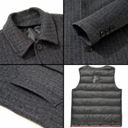 MARTEL Elegant Trench Coat with Padded Layer