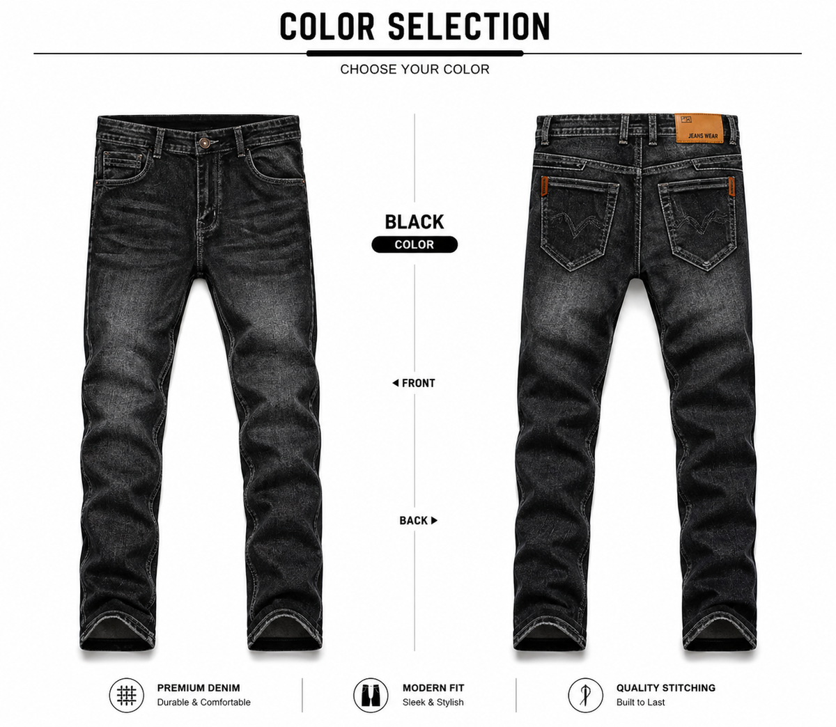 MATTEO Premium Stretch Denim Jeans