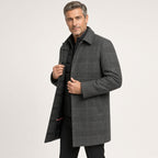 MARTEL Elegant Trench Coat with Padded Layer