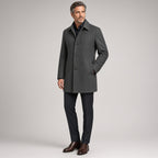 MARTEL Elegant Trench Coat with Padded Layer