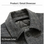 MARTEL Elegant Trench Coat with Padded Layer