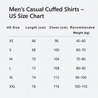 Men's casual cuffed T-shirt