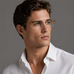 PANTHERA Rimless Retro Sunglasses