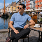 PIER Premium Stripe Golf Polo