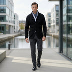 RENNAL Stand Collar Cardigan