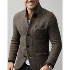 RILEY Single-Breaster Woolen Cardigan