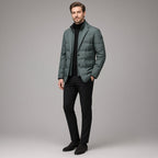 RUTH Padded Blazer with Zipper Layer