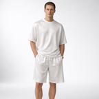 SETA Luxury Silky Top & Shorts 2-Piece Set