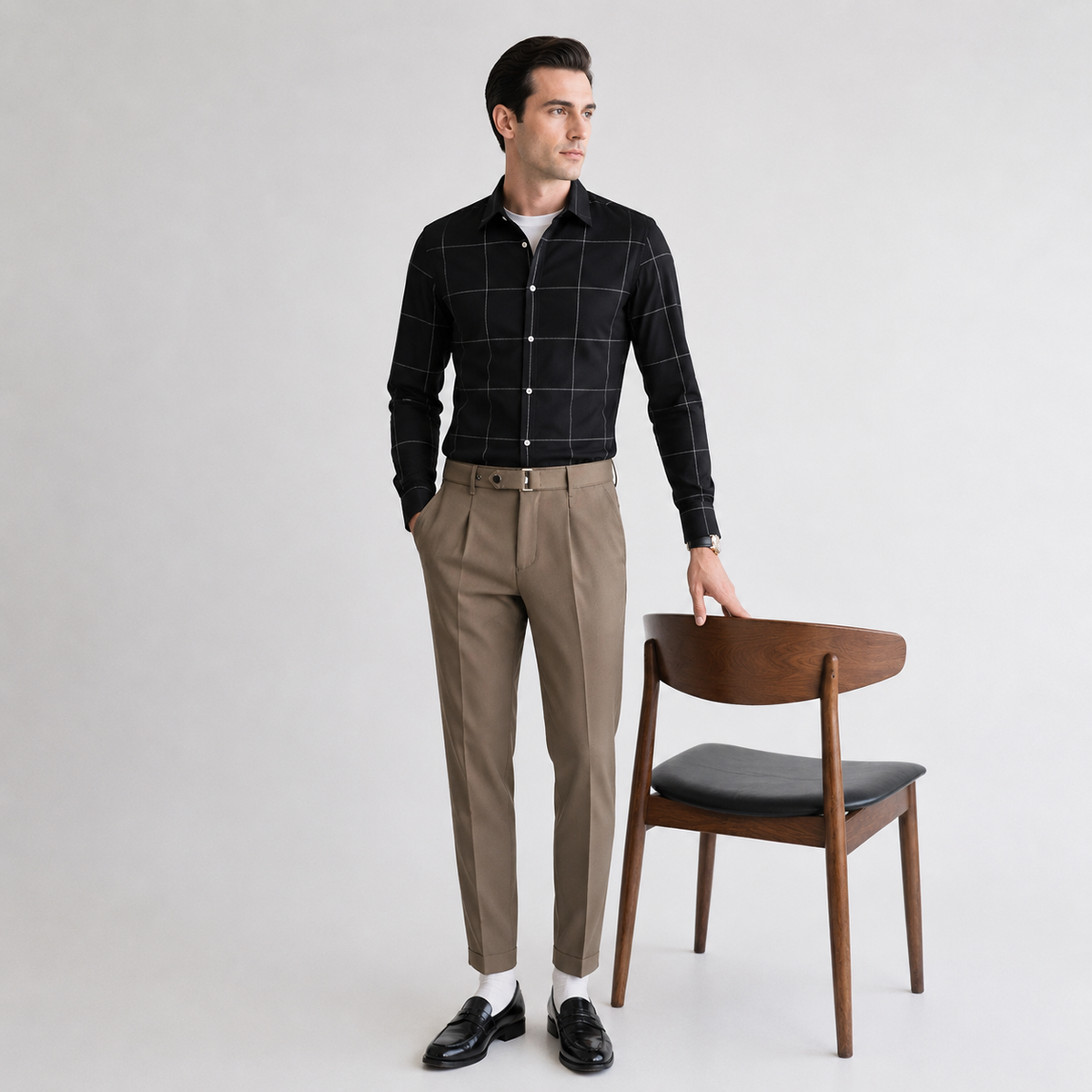 SILVAX Slim Adjustable Casual Pants