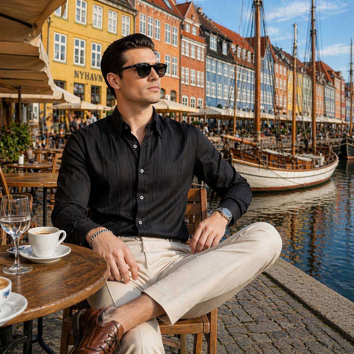SOPRANO Luxury Striped Business Shirts