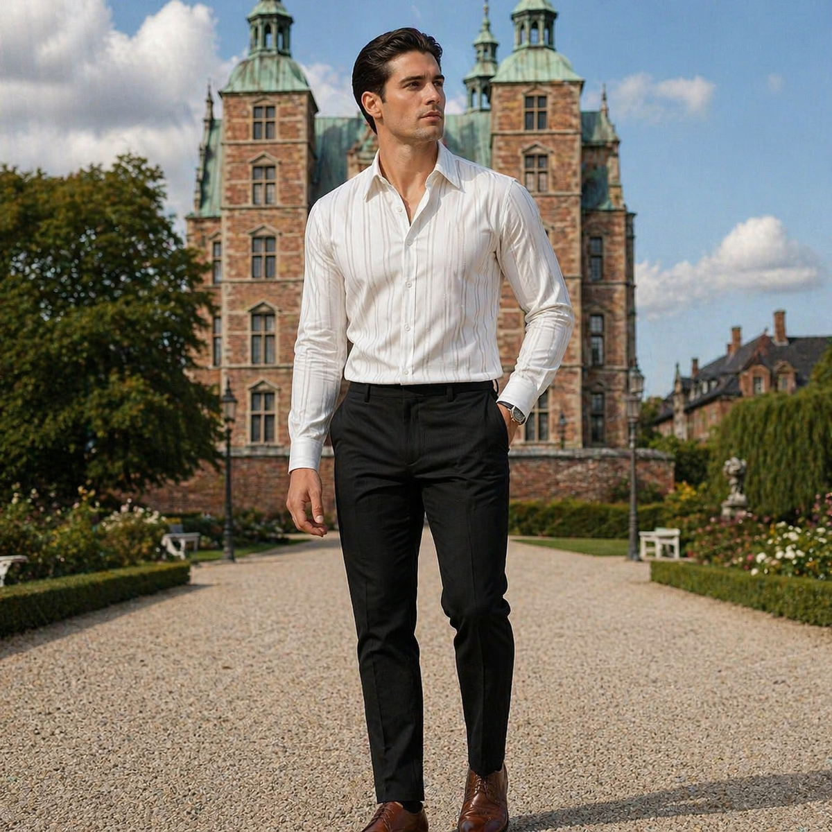SOPRANO Luxury Striped Business Shirts