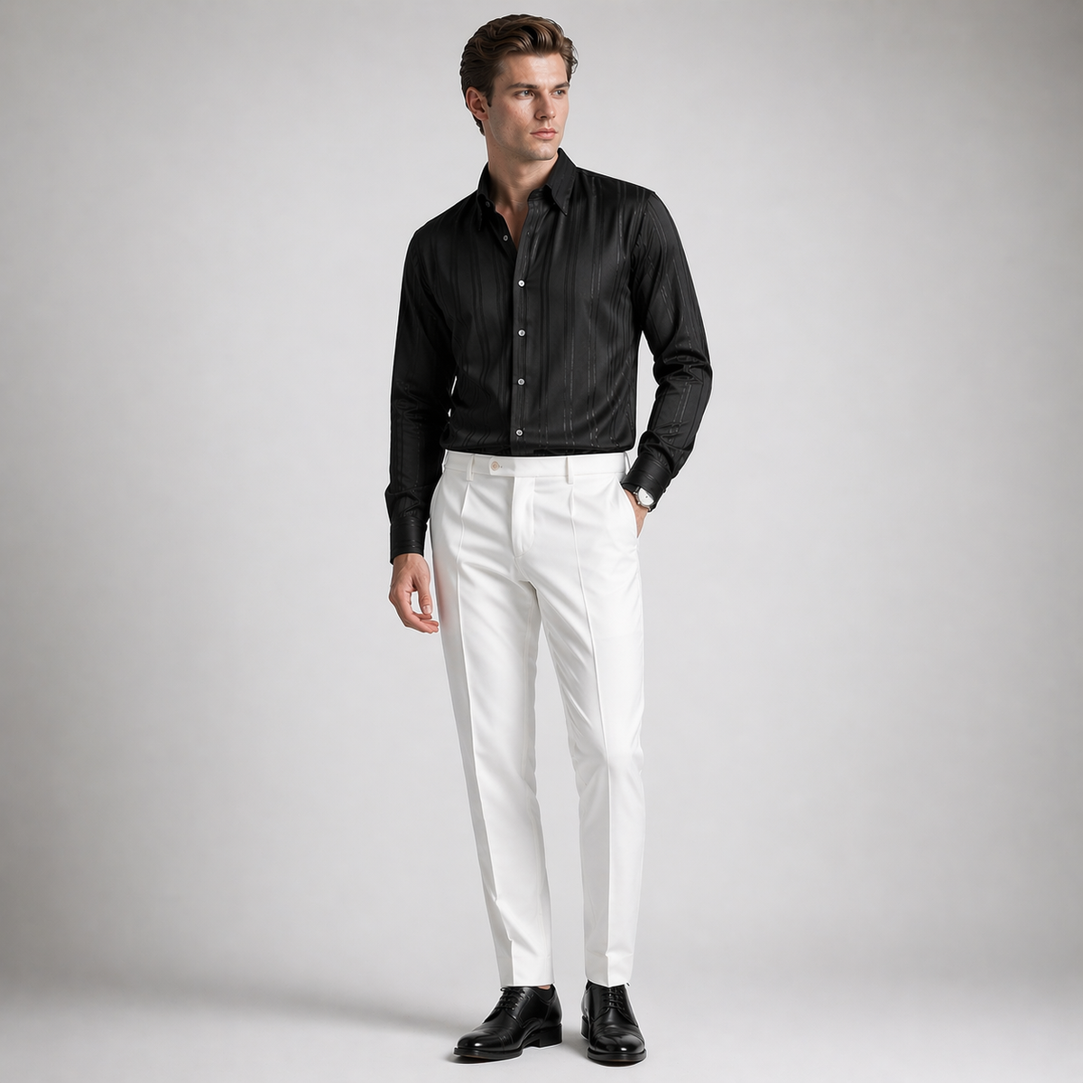 SOPRANO Luxury Striped Business Shirts