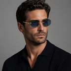 TESORO Polygon Rimless Sunglasses