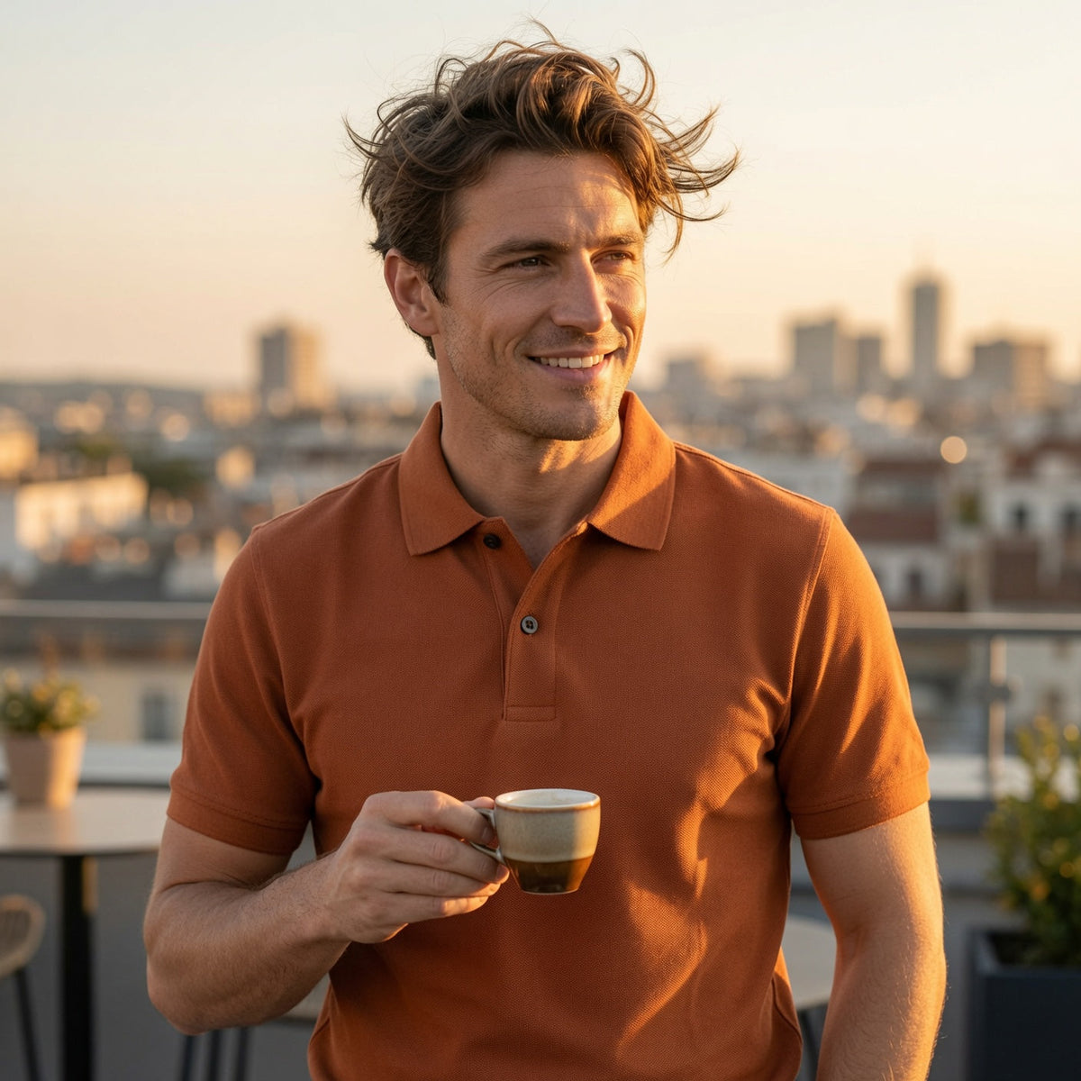 TESSO Breathable Cotton Polo