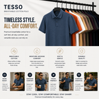 TESSO Breathable Cotton Polo