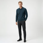 TREY Cashmere Polo Sweater