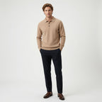TREY Cashmere Polo Sweater