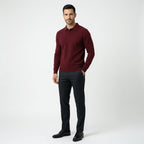 TREY Cashmere Polo Sweater