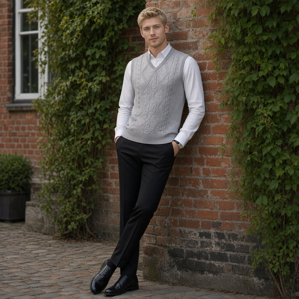 TUX Classic V-Neck Knit Vest