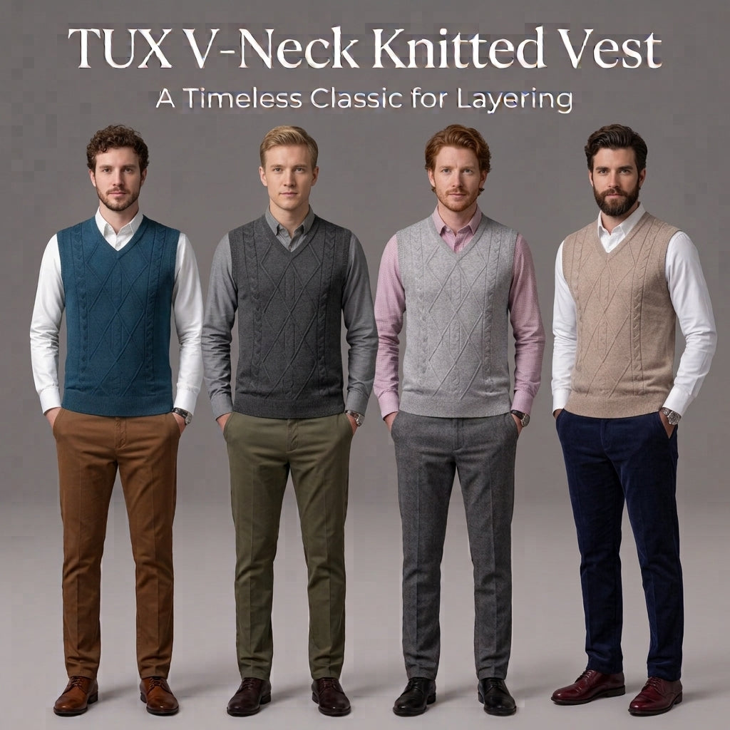 TUX Classic V-Neck Knit Vest
