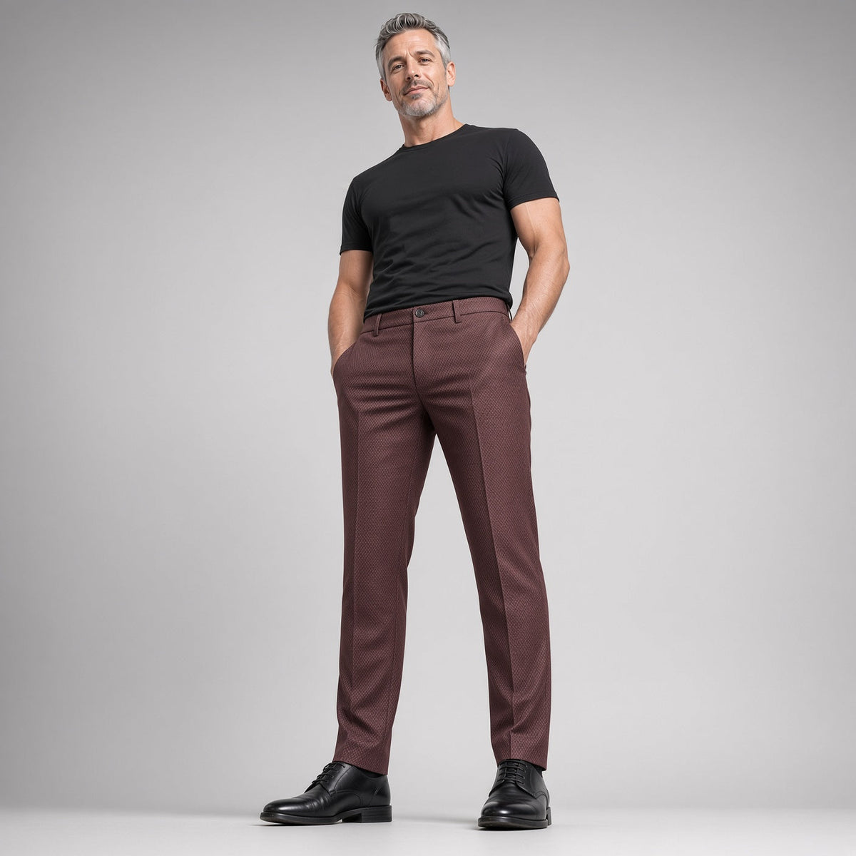 THORNE Tailored Jacquard Slim Fit Pants