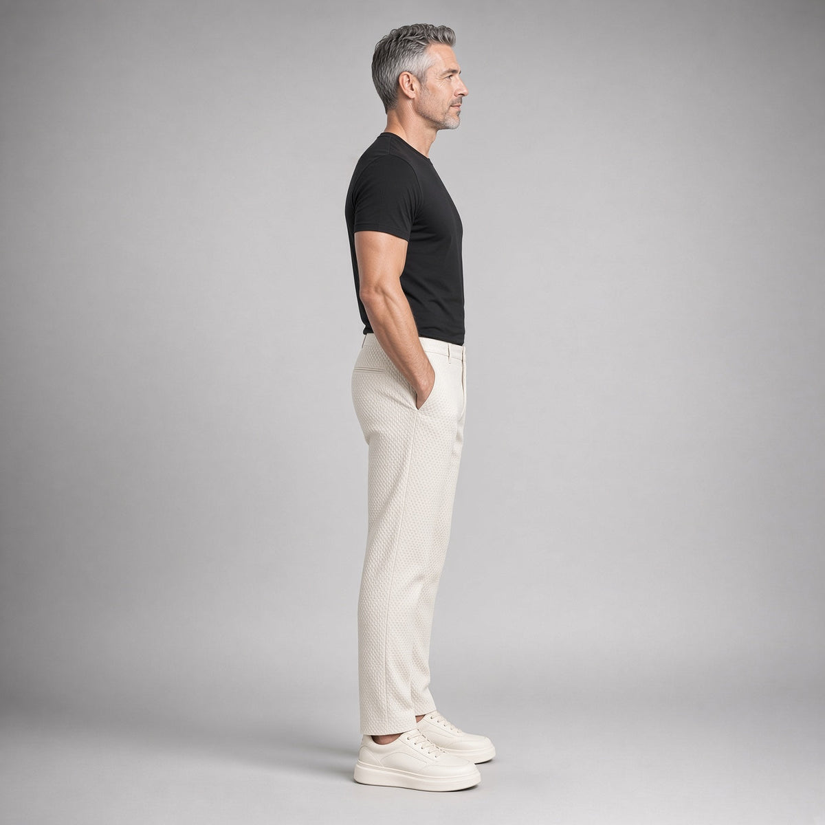 THORNE Tailored Jacquard Slim Fit Pants