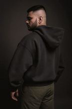 THE INFINICUT - Crop Cut Boxy Hoodie