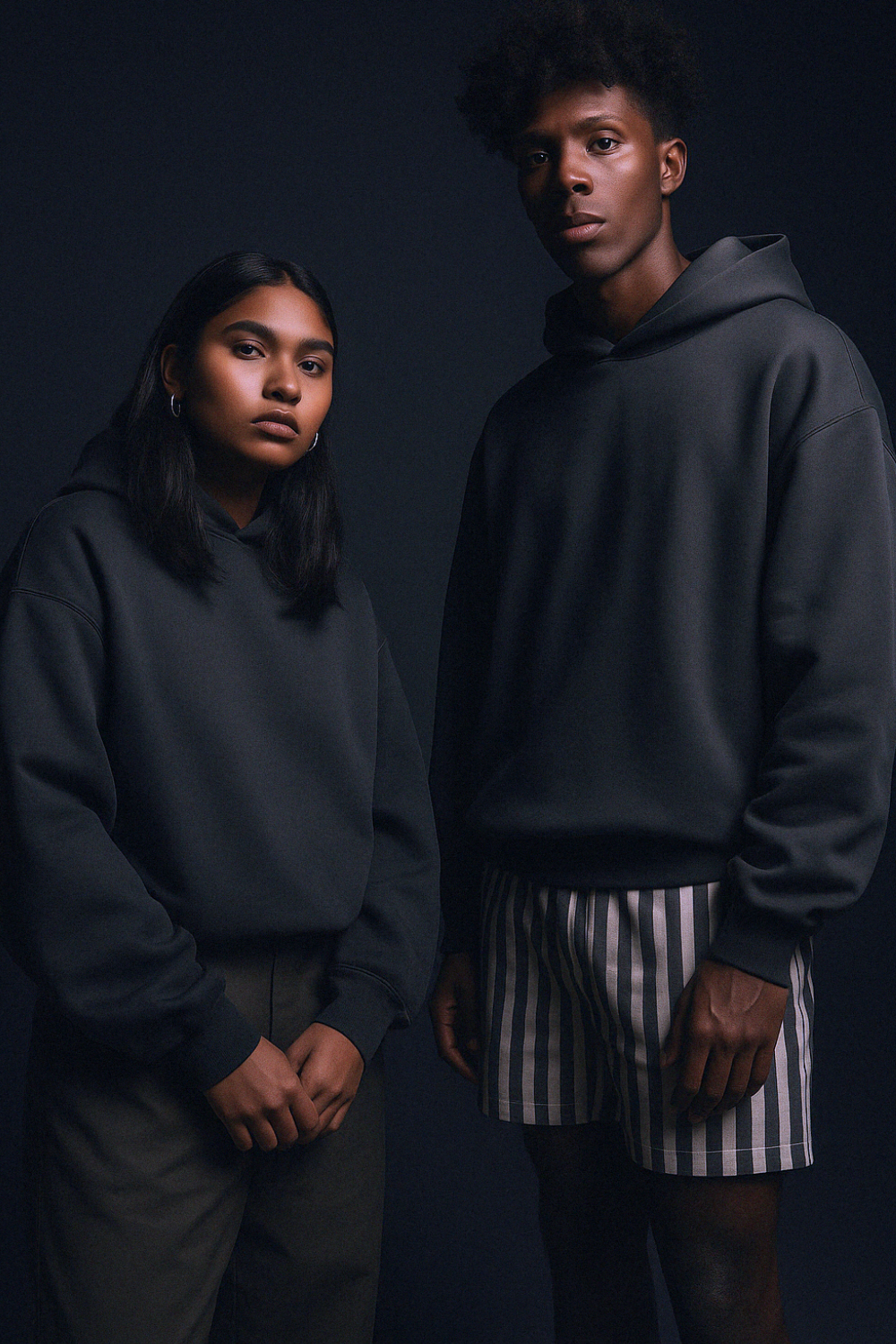 THE INFINICUT - Crop Cut Boxy Hoodie