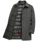 MARTEL Elegant Trench Coat with Padded Layer